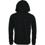 Dolce & Gabbana Dark Gray Cashmere Hooded Pullover Sweater TSH84671-54
