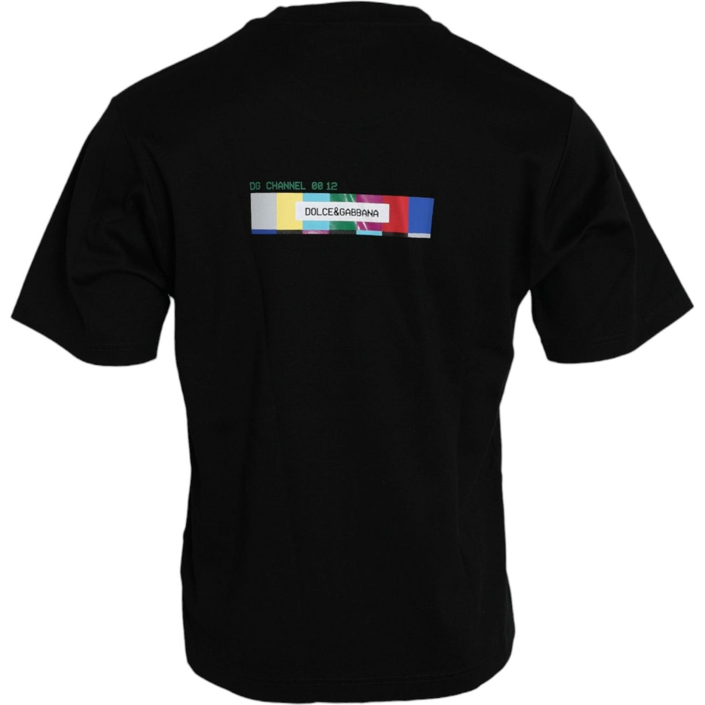 Dolce & Gabbana Black With Love Always Crew Neck Top T-shirt TSH84551-46