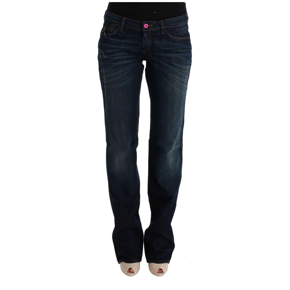 Costume National Blue Cotton Regular Fit Denim Jeans SIG30107-3