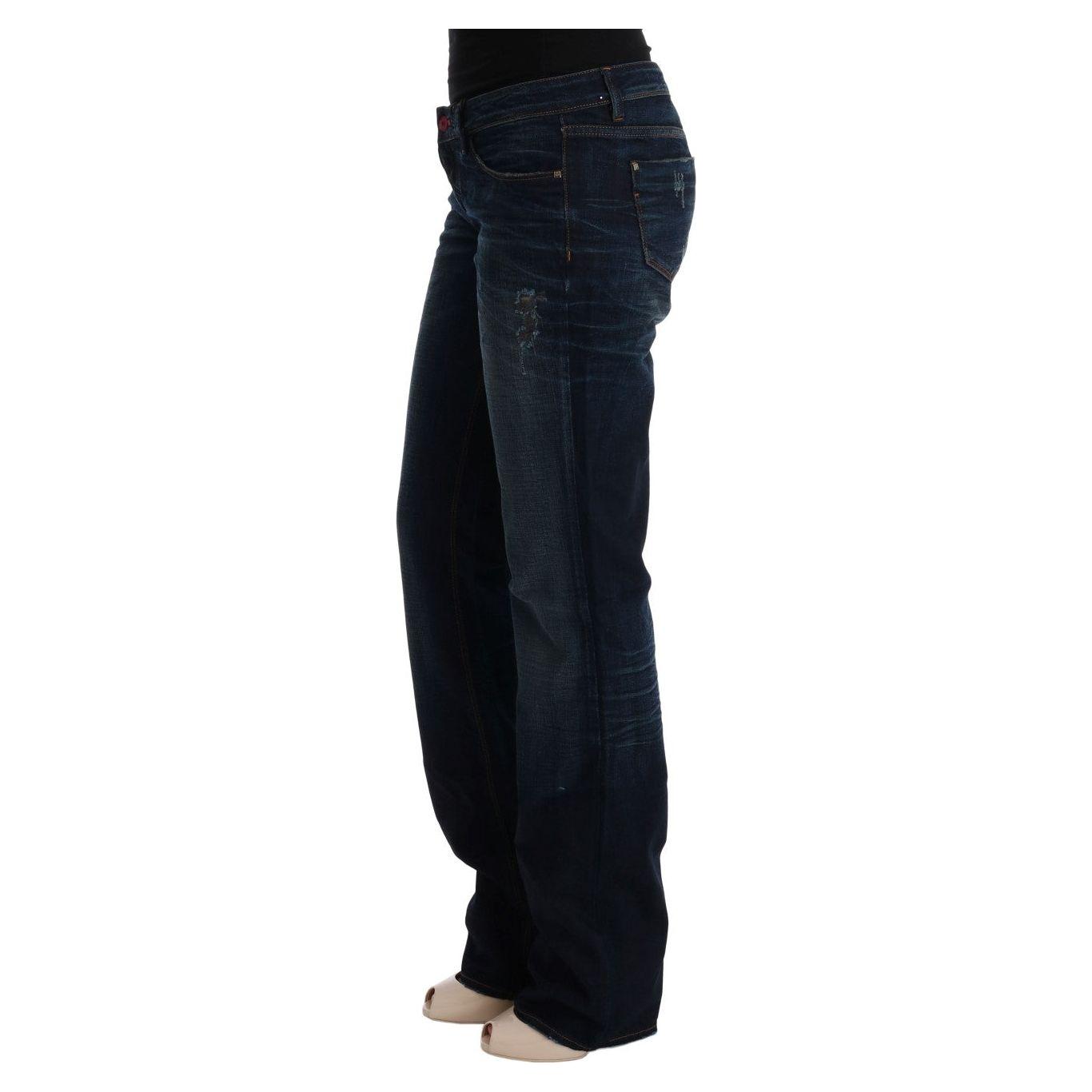 Costume National Blue Cotton Regular Fit Denim Jeans SIG30107-3