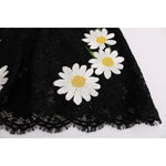 Dolce & Gabbana Black Floral Lace Chamomile Sicily Dress SIG60665-1