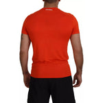 Dsquared² Orange Modal Short Sleeves Crewneck T-shirt TSH83508-48
