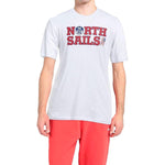 North Sails Elegant White Cotton Logo Tee NO-12779-M