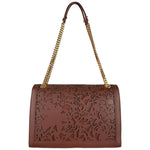 Baldinini Trend Brown Calfskin Women Crossbody Bag BA-12274