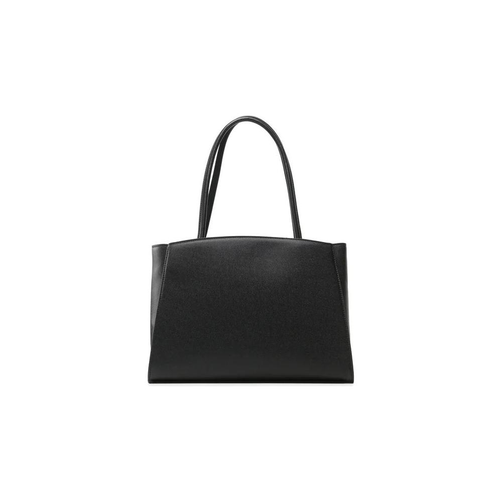 Plein Sport Chic Ebony Tote with Silver Logo Accent