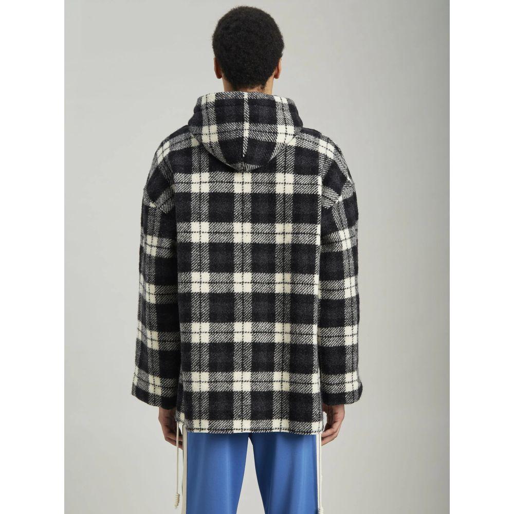Palm Angels Black Cashmere Men Sweater Jacket PA-11681-S