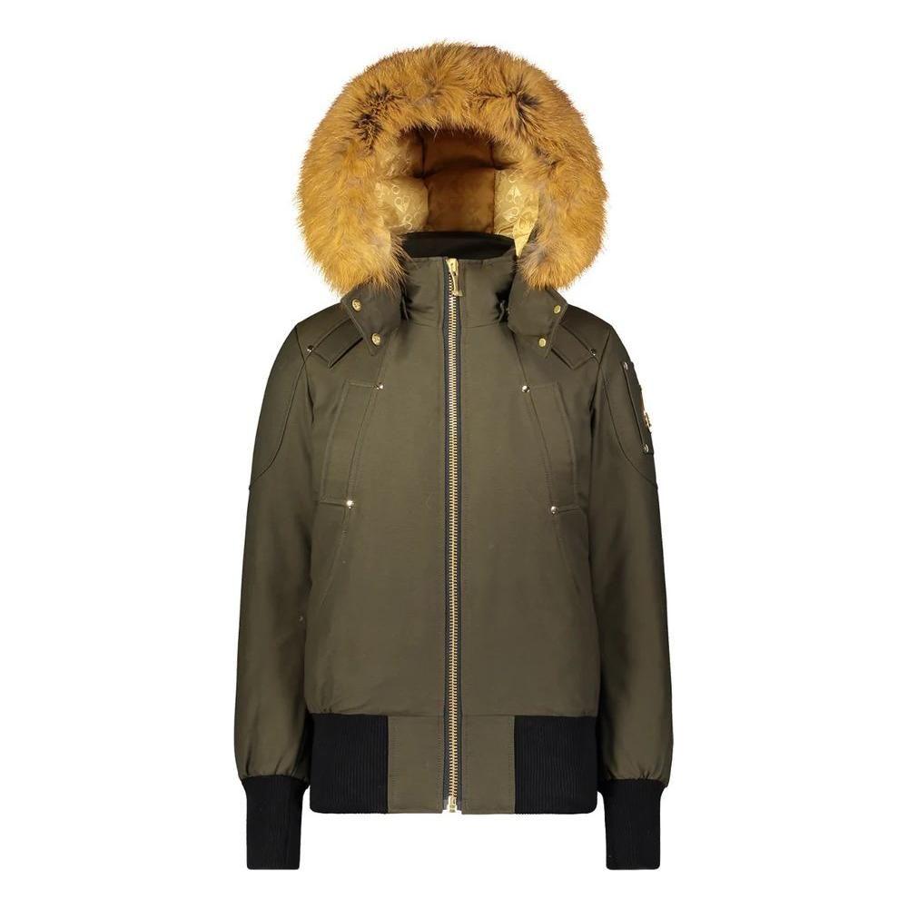 Moose Knuckles Army Nylon Women Bomber Jacket MO-11260-S