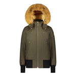 Moose Knuckles Army Nylon Women Bomber Jacket MO-11260-S