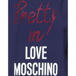 Love Moschino Blue Cotton Women Dress LO-4727-IT44|L