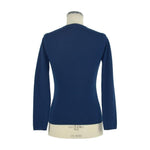 Emilio Romanelli Blue Cashmere Women Sweater EM-2420-IT44|L