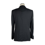 Made in Italy Black Wool Men Suit MI-6571-IT48 | M