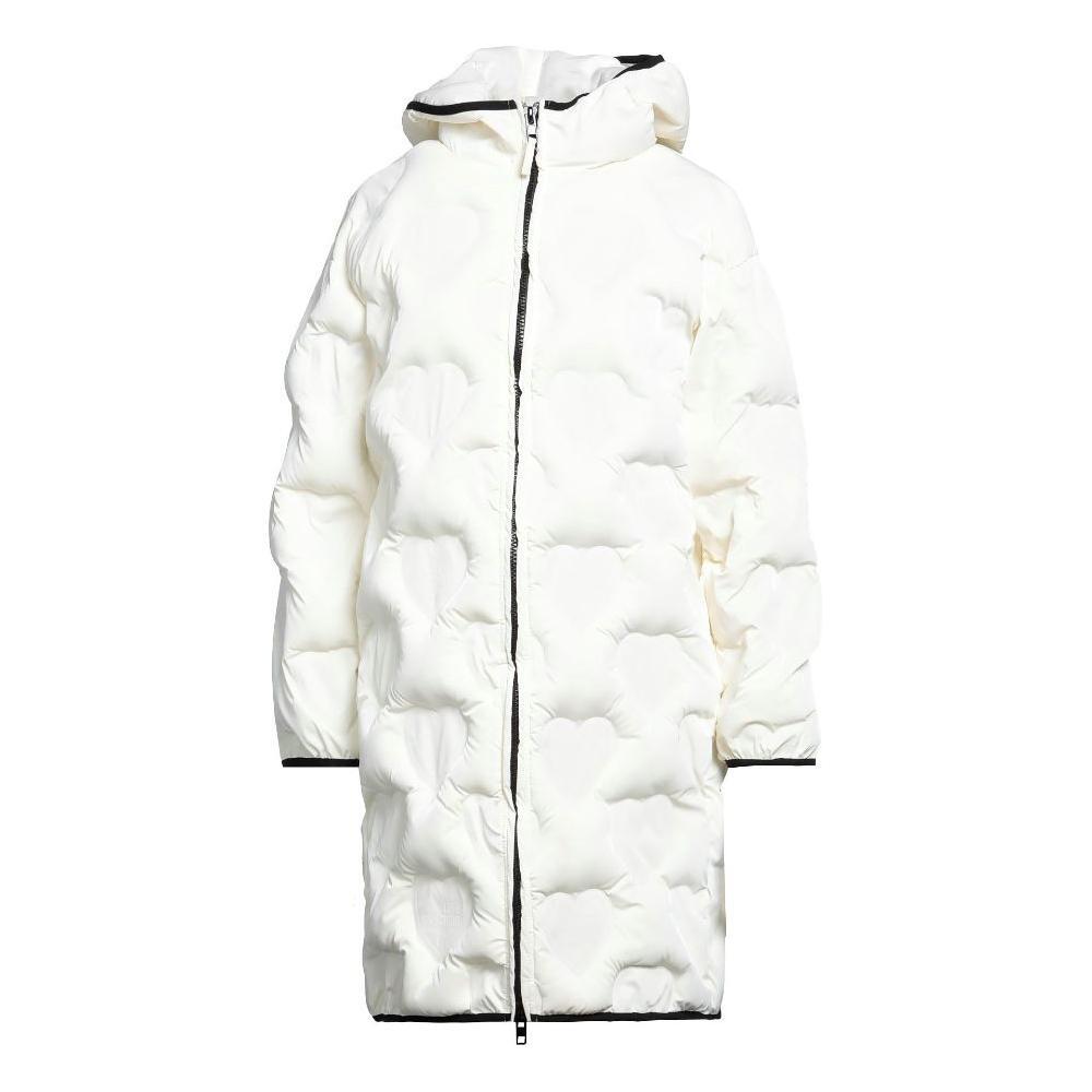 Love Moschino Chic Quilted Heart Long Down Jacket LO-10252-IT42|M