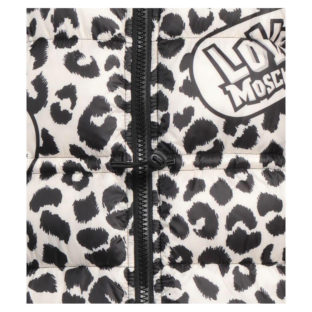 Love Moschino Chic Leopard Print Down Jacket LO-10238-IT44|L
