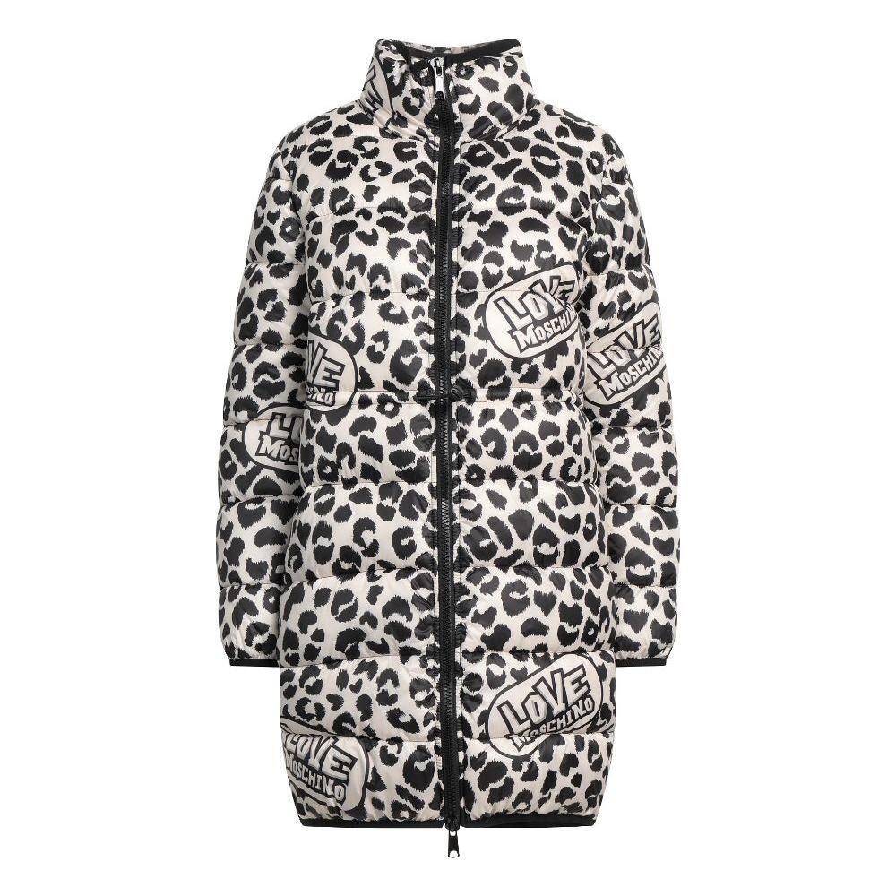 Love Moschino Chic Leopard Print Down Jacket LO-10238-IT44|L