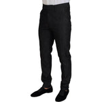Dsquared² Black Cotton Single Breasted 2 Piece MIAMI Suit KOS2013-48