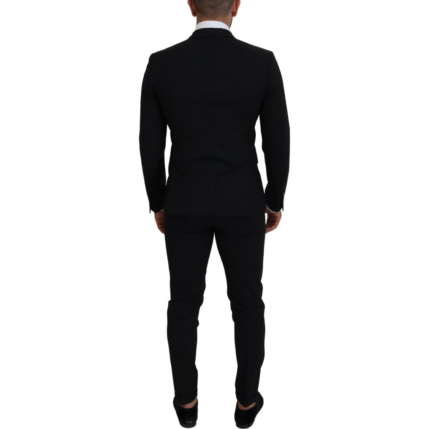 Dsquared² Black Wool Single Breasted 2 Piece LONDON Suit KOS2014-48