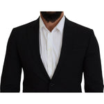 Dsquared² Black Wool Single Breasted 2 Piece LONDON Suit KOS2014-48