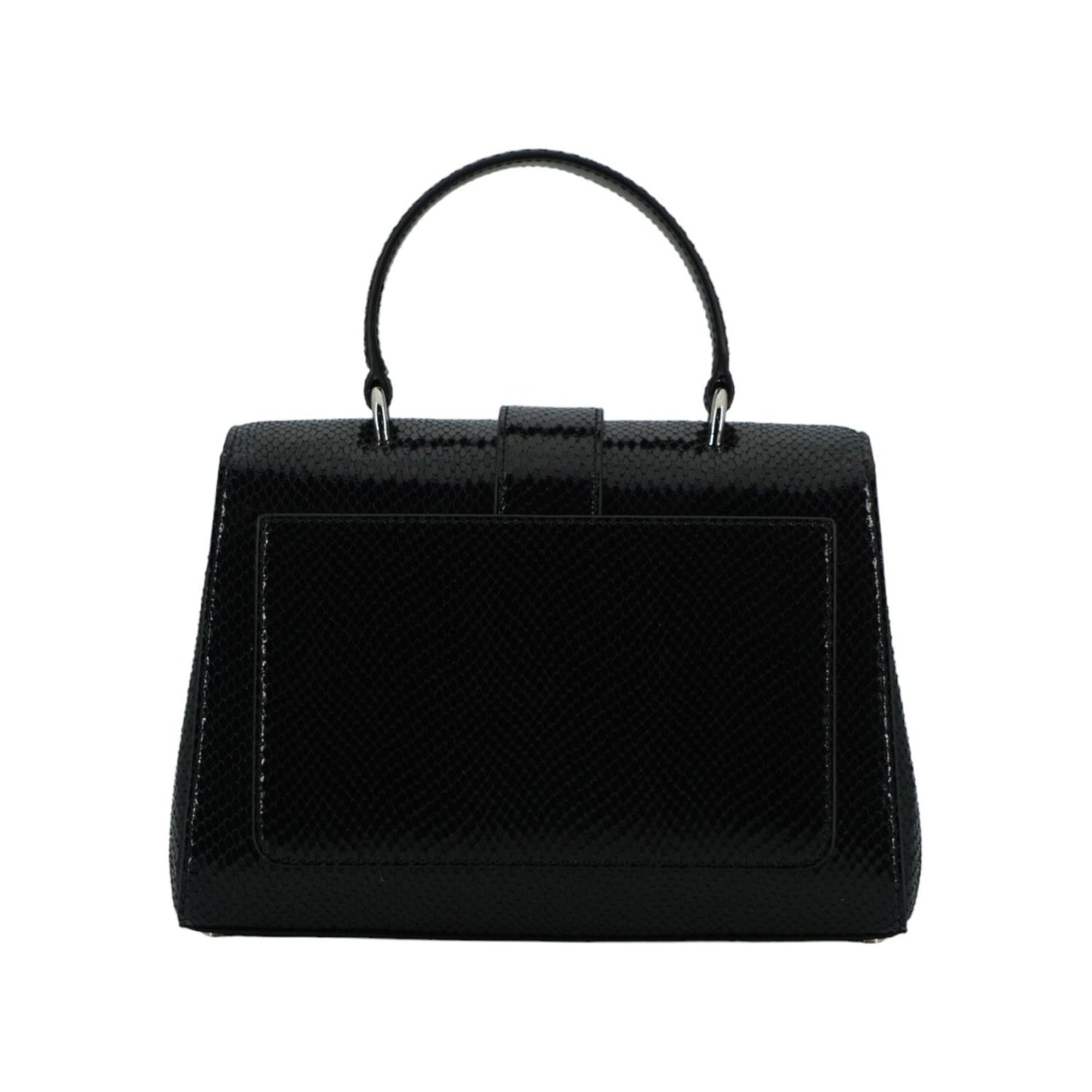 Jimmy Choo Black Leather Top Handle Shoulder Bag 194611477389