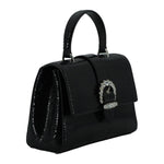 Jimmy Choo Black Leather Top Handle Shoulder Bag 194611477389