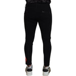 Dsquared² Back Polyamide Slim Fit Logo Print Pants PAN74462-48