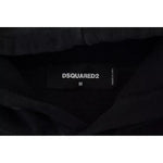 Dsquared² Black Cotton Hooded Printed Men Pullover Sweater TSH83480-48