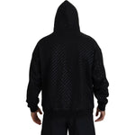 Dsquared² Black Cotton Hooded Printed Men Pullover Sweater TSH83492-48