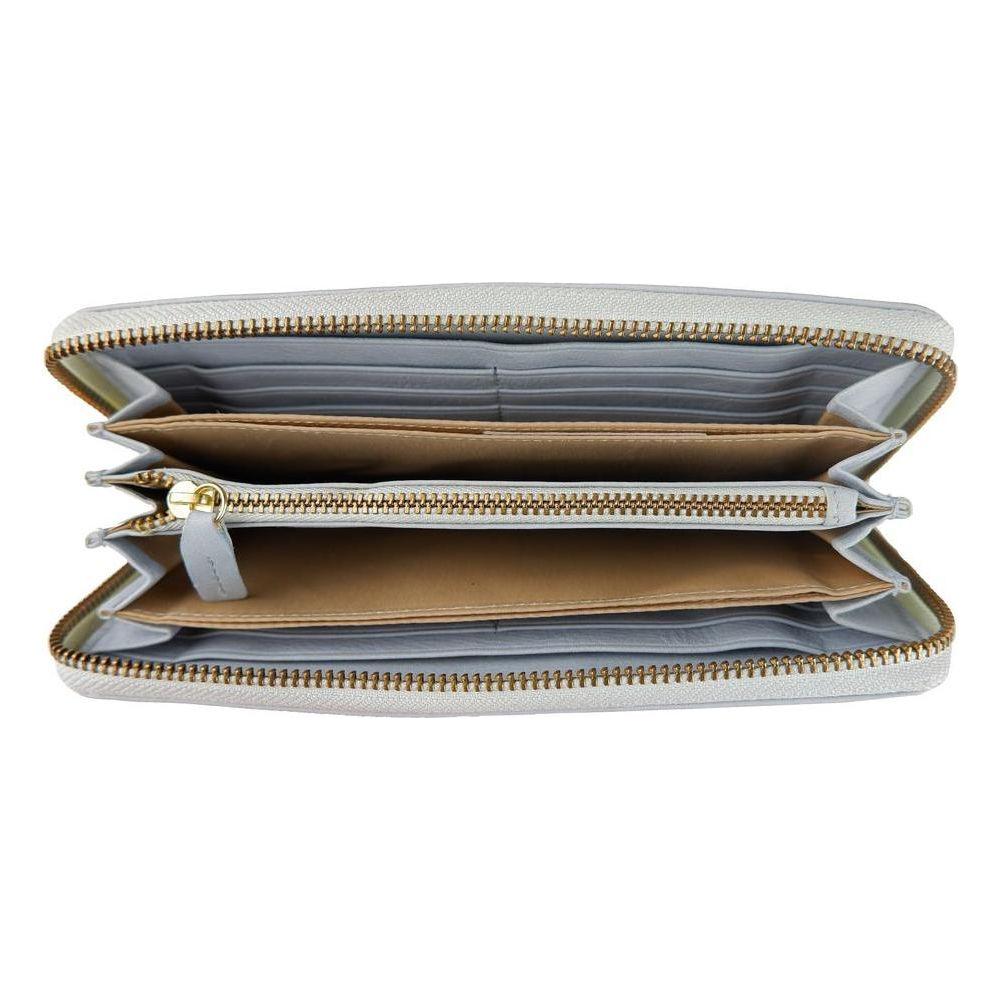 Cavalli Class Gray Calfskin Women Wallet WOMAN WALLETS