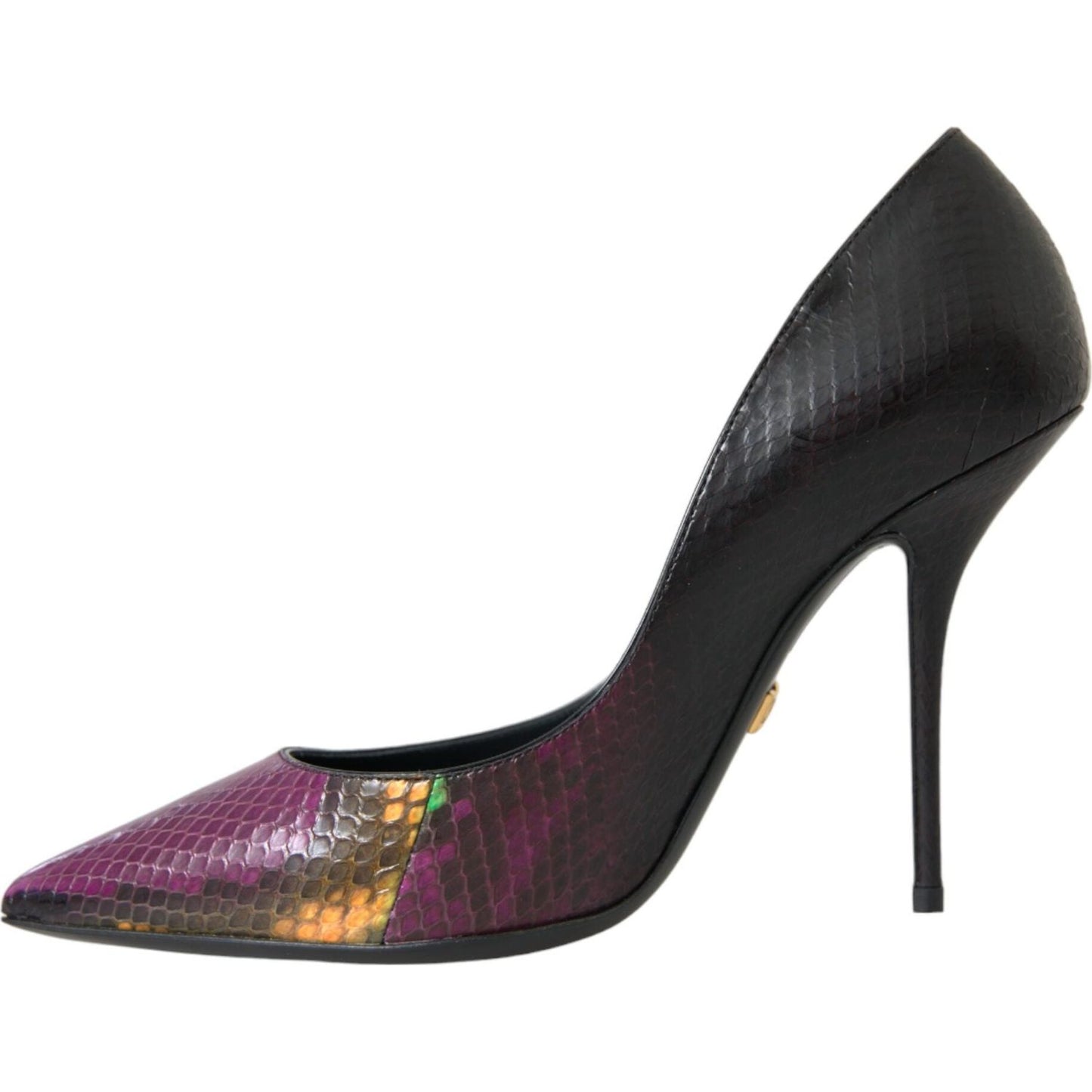 Dolce & Gabbana Multicolor Exotic Leather Heels Pumps Shoes LA10861-40