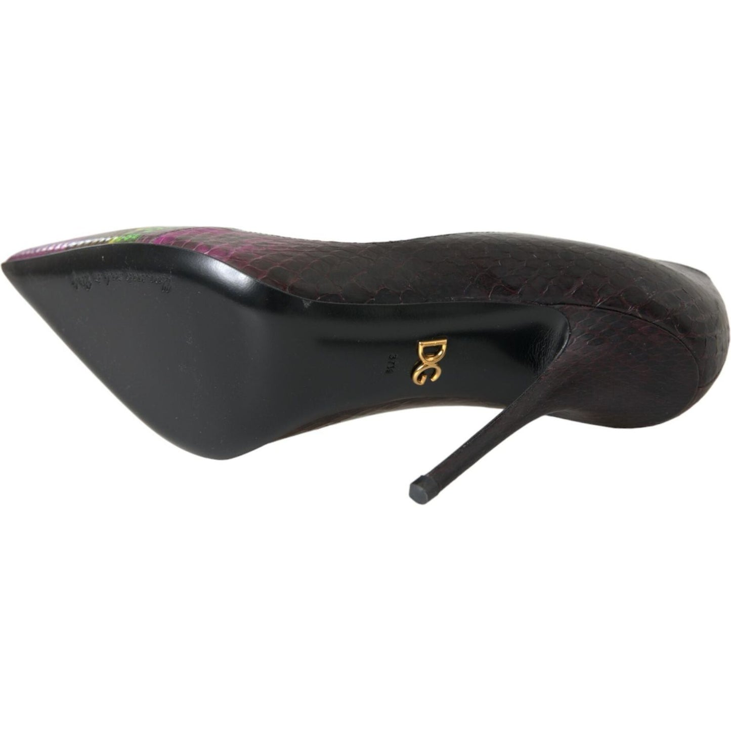 Dolce & Gabbana Multicolor Exotic Leather Heels Pumps Shoes LA10861-40