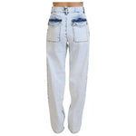 Dsquared² Light Blue Cotton High Waist Straight Denim Jeans PAN74518-38