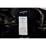 Dsquared² Black Printed High Waist Super Flare Pants PAN74525-38