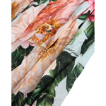 Dolce & Gabbana Multicolor Floral CottonAline Pleated Dress DR281171-46