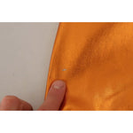 Dolce & Gabbana Metallic Orange Sleeveless Sheath Dress DR28270-40