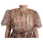 Dolce & Gabbana Multicolor Floral Print Long Maxi Gown Dress DR28738-40