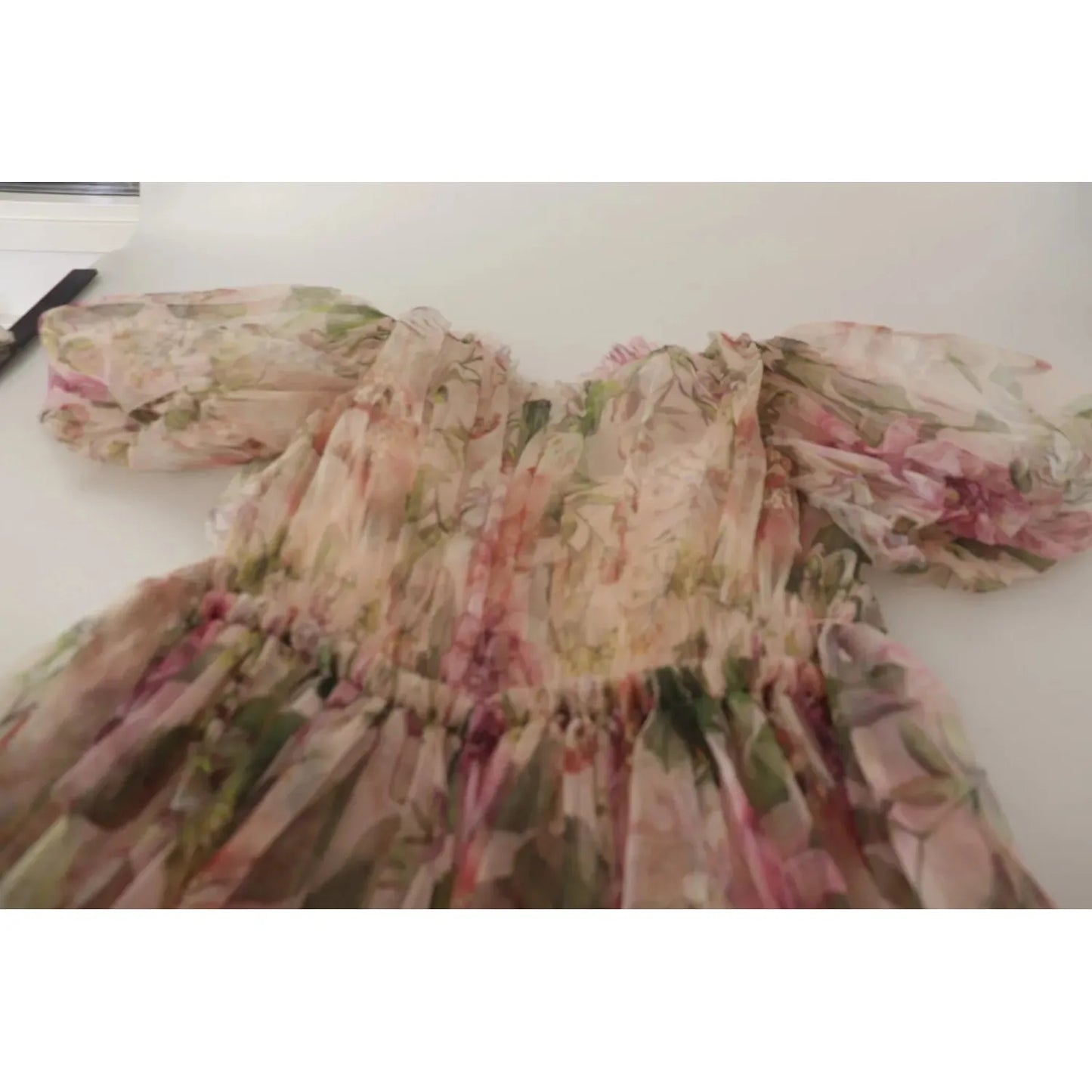 Dolce & Gabbana Multicolor Floral Print Long Maxi Gown Dress DR28738-40