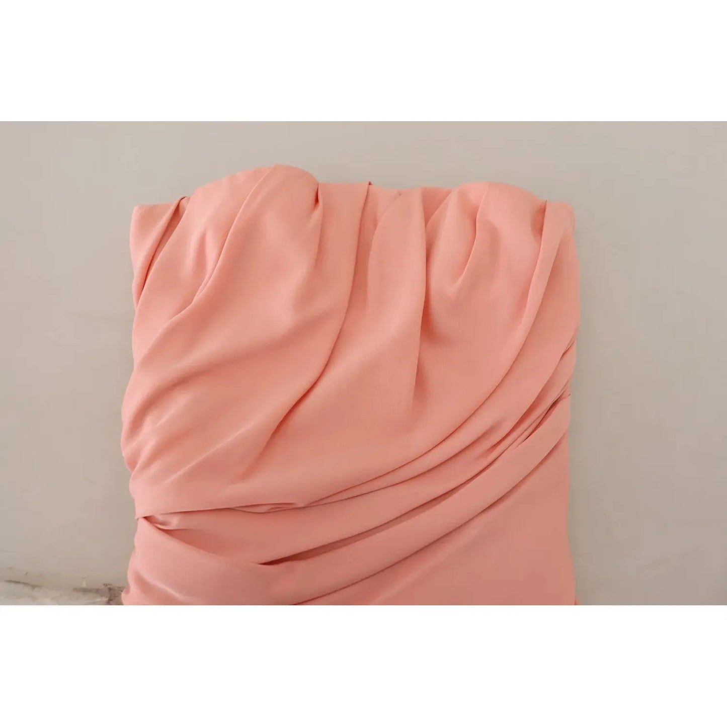 Dolce & Gabbana Pink Silk Stretch Strapless Sheath Midi Dress DR28885-36
