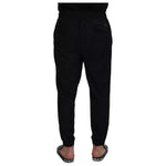 Dolce & Gabbana Black Jogger Jogging Wool Pants PAN72970-52