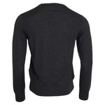 Dolce & Gabbana Dark Gray Cashmere Crewneck Pullover Sweater TSH851901-46