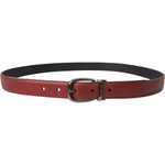 Dolce & Gabbana Brown Leather Silver Metal Buckle Belt Men BEL9178-95