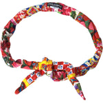 Dolce & Gabbana Multicolor Carretto Print Waist Belt SMY10233-40