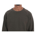 Daniele Alessandrini Green Crewneck Cotton Sweater TSH1339#2-2