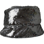 Dolce & Gabbana Silver Sequined Nylon Bucket Hat Men HAT9526-60