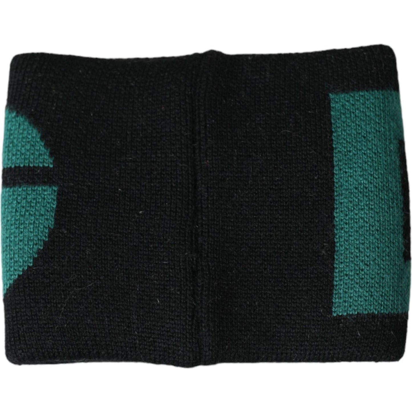 Dolce & Gabbana Black Green Wool Logo #DGMILLENNIALS Wristband LB30151