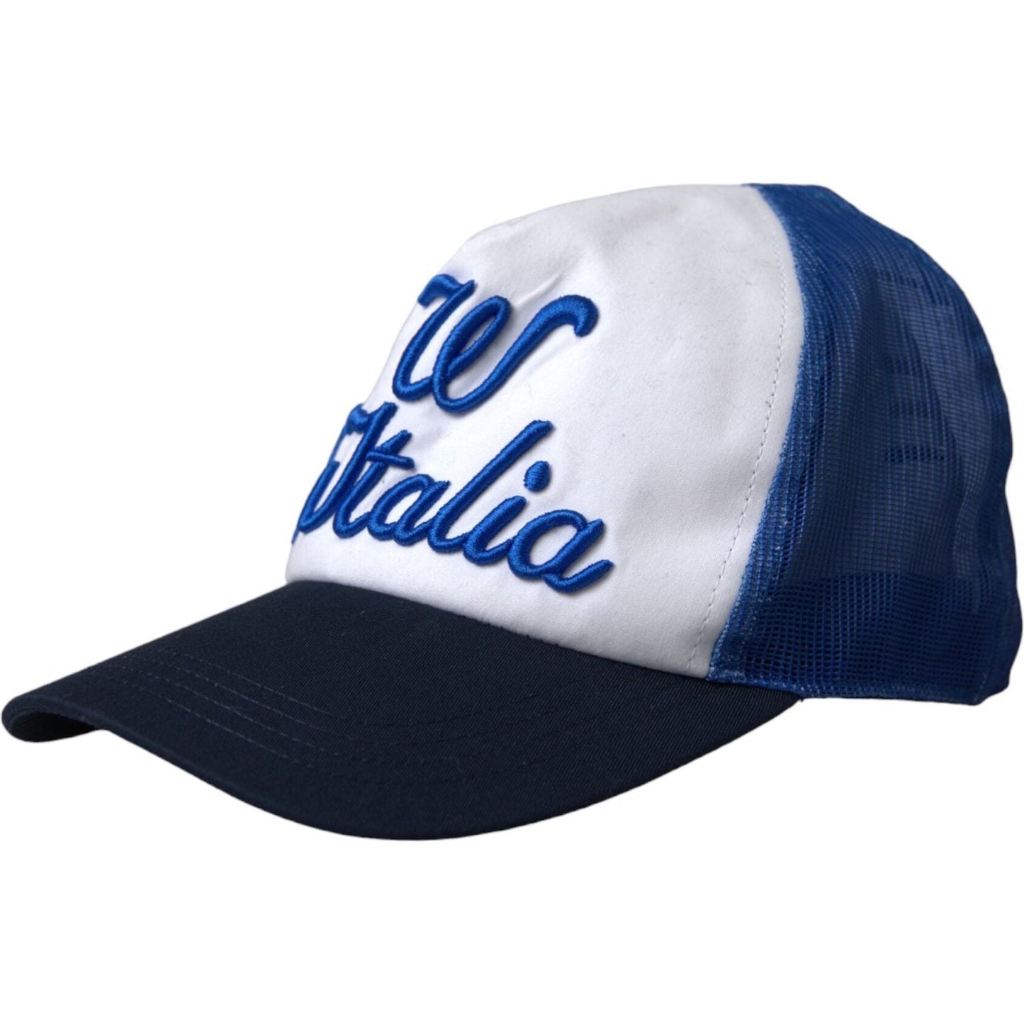 Dolce & Gabbana Blue White Black Italia Mesh Baseball Hat HAT9514-57