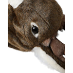 Dolce & Gabbana Brown Deer Faux Fur Whole Head Hat HAT9557