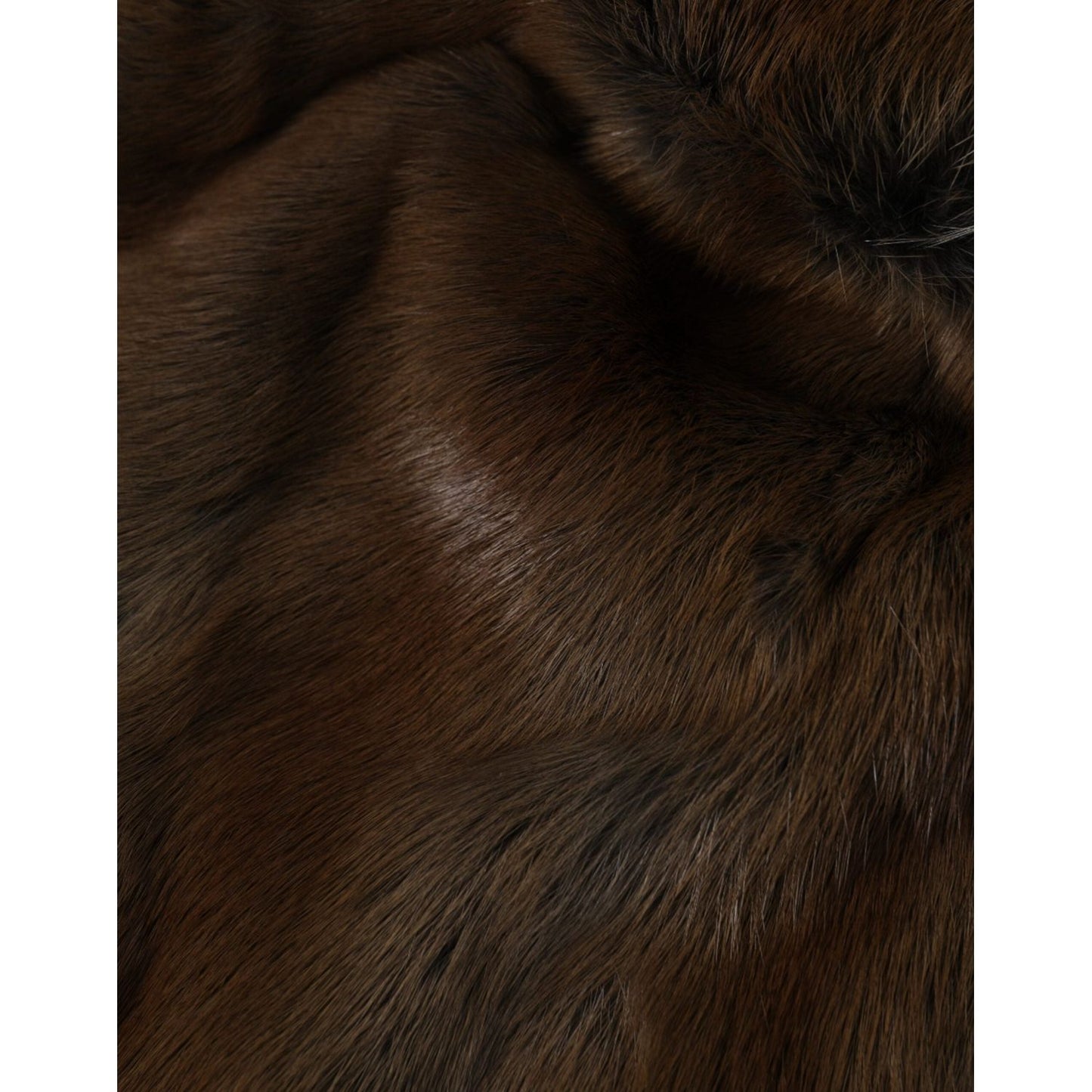 Dolce & Gabbana Brown Weasel Fur Womens Cashmere Hat Beanie HAT9562-58