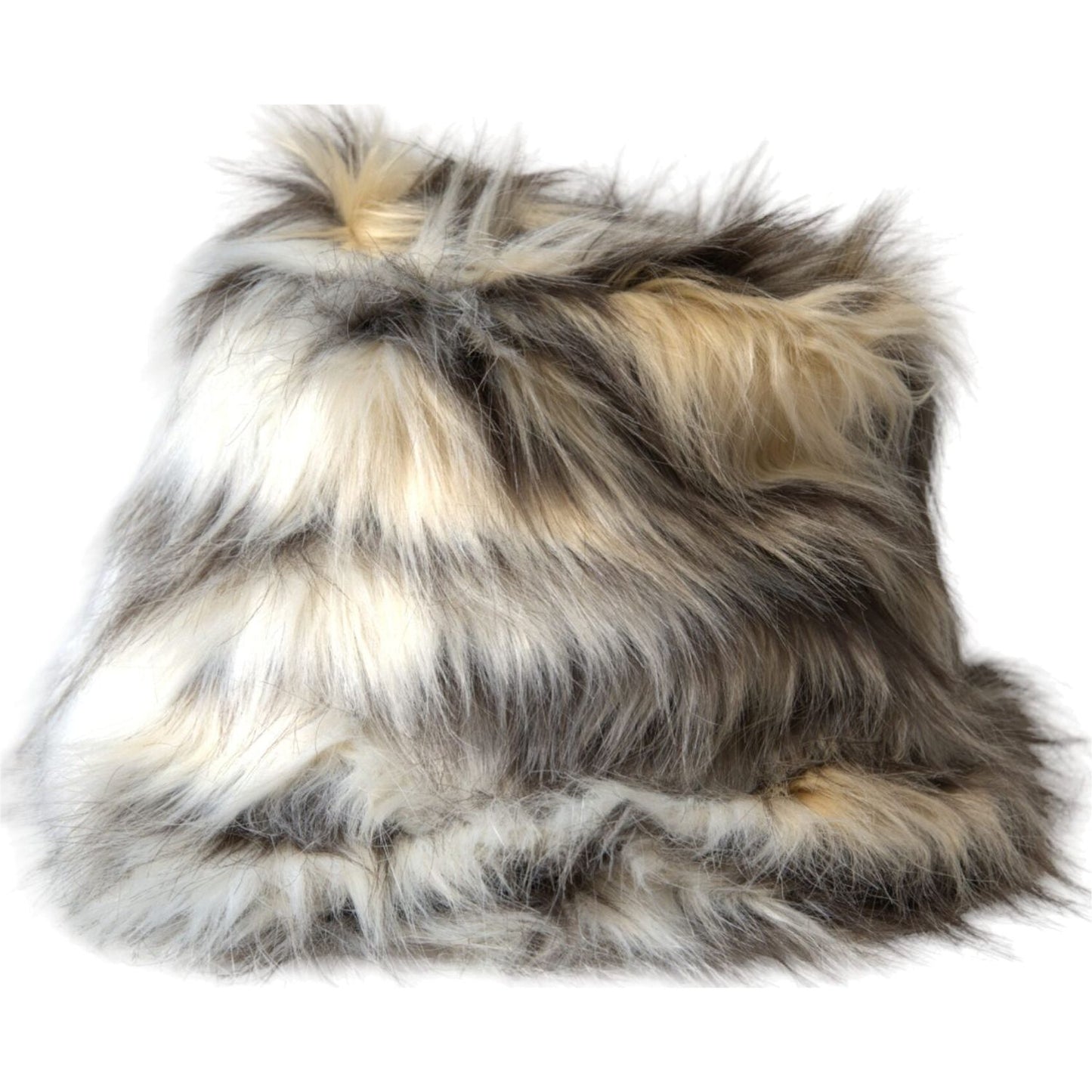 Dolce & Gabbana Multicolor Acrylic Fur Women Bucket Hat HAT9576-58