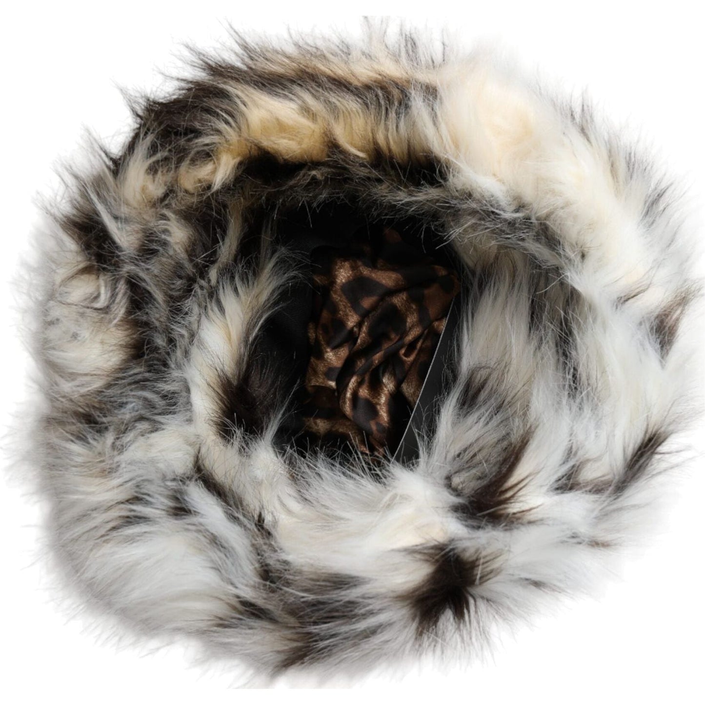 Dolce & Gabbana Multicolor Acrylic Fur Women Bucket Hat HAT9576-58