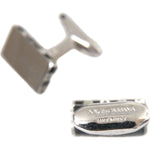 Dolce & Gabbana Silver Plated Metal Brass Pin Men Cufflinks SMY10207
