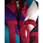 Dolce & Gabbana Multicolor Logo Windbreaker Puffer Jacket JKT3828-52